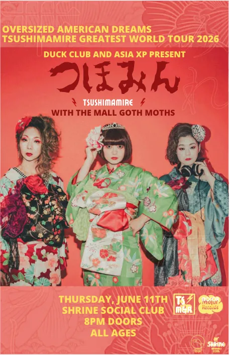 Asia XP meetup featuring Japanese band Tsushimamire and the Mall Goth Moths