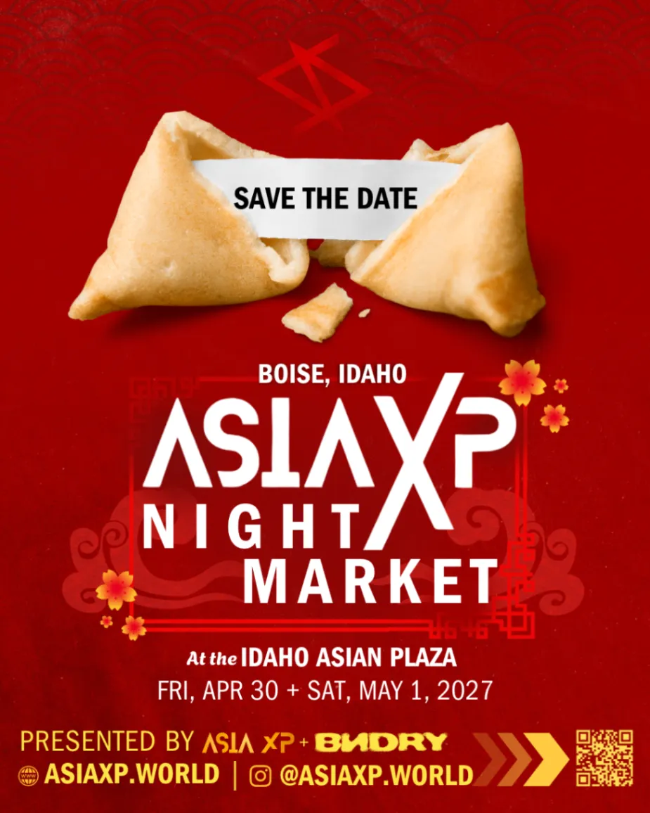 Boise Asian Night Market 2027 save-the-date flyer